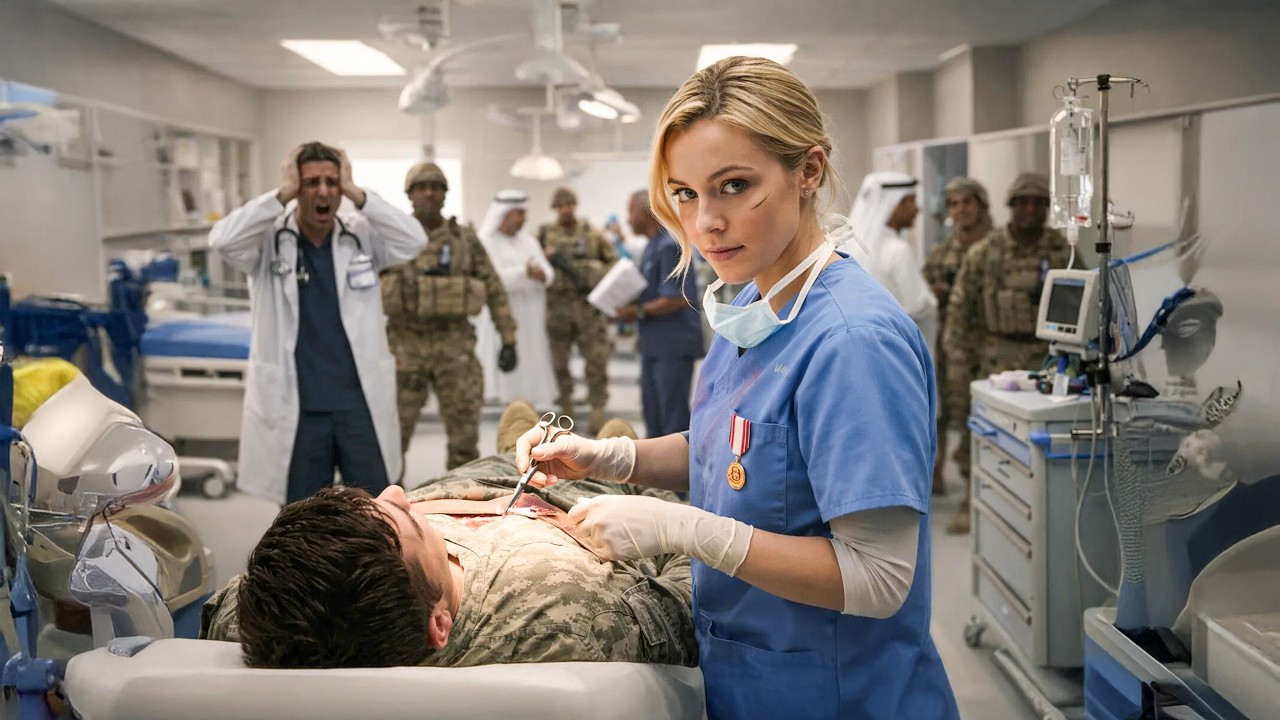 Niemand ahnt, wer die Krankenschwester ist – bis das Herz eines Marines plötzlich aufhört.