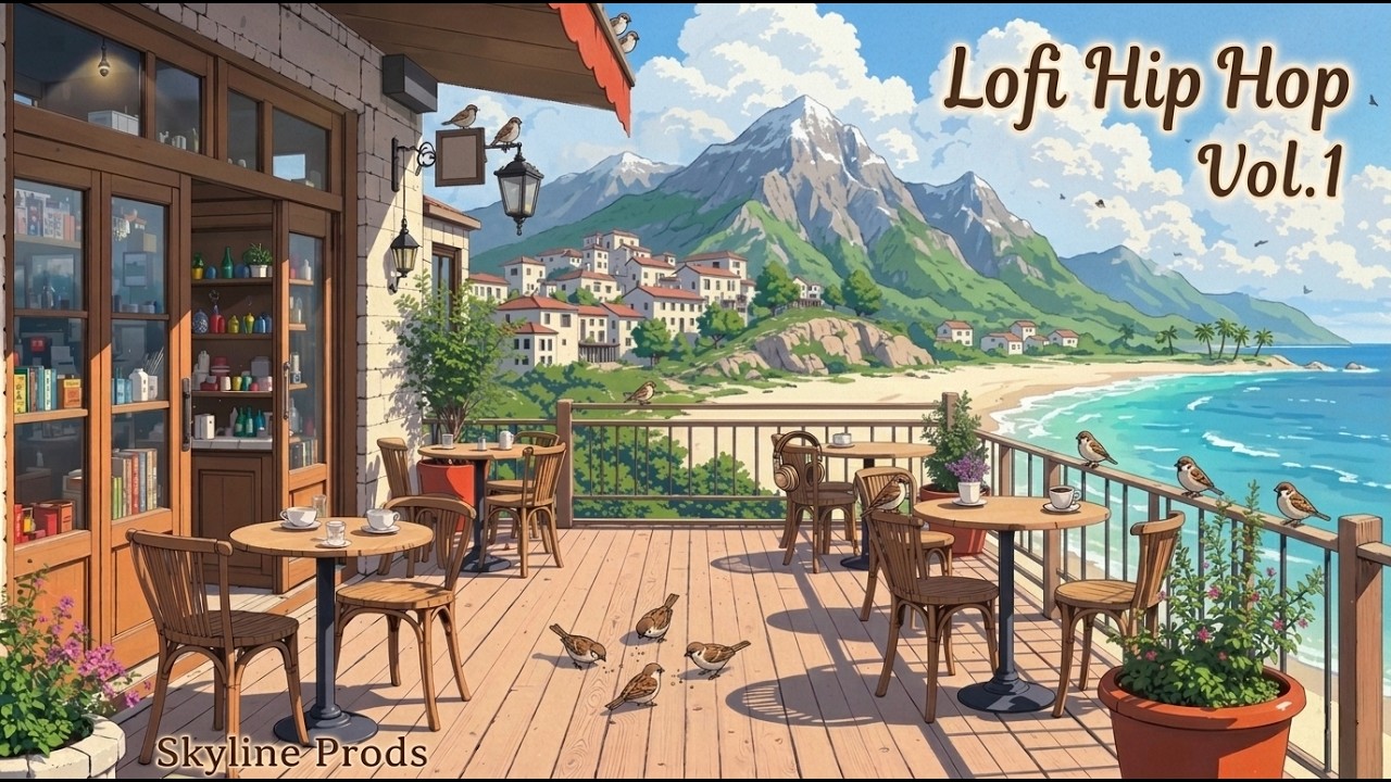 Coffee by the Beach 🍵 Peace & Relax 🌱 | Lofi Hip Hop