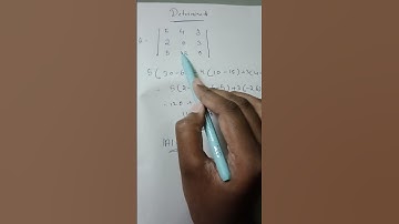 find the determinant explanation in Telugu