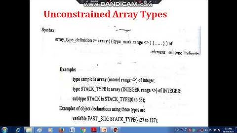 Unit No 2 4  Unconstrained Array Type 1