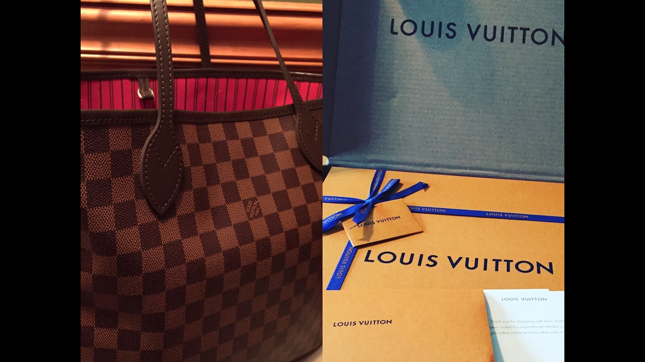 Louis Vuitton Neverfull MM Damier Ebene Unboxing/Review/Whats in my bag! - YouTube