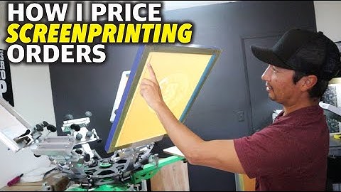 Revealing How I Price My Screen Printing Jobs - The Graffix Shack