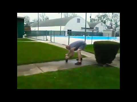 Coke And Mentos Rocket Hits Camera Man