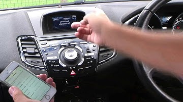 Pairing an iPhone to the Bluetooth Telephone:Audio System in a Ford Fiesta 1 0 EcoBoost Titanium 5dr