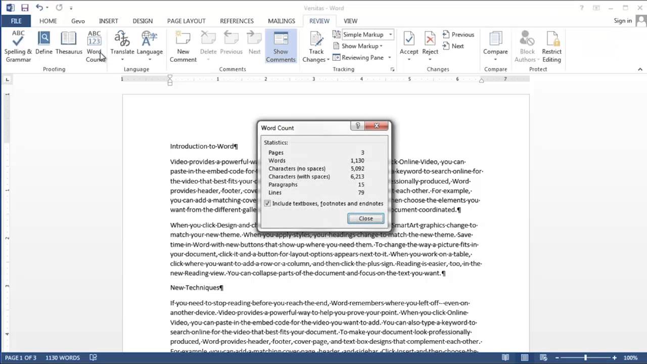 How to get word count in word documents on desktop - luliplanet