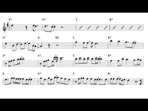 Careless Whispers - George Michael Tenor Sax Sheet Music - YouTube