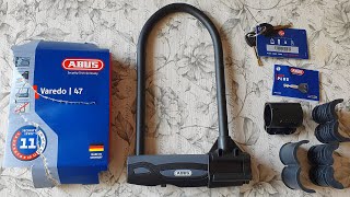 Abus Varedo 47 U-Lock (Unboxing & Review) [How To Prevent Bicycle Theft]