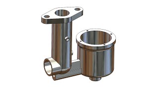 Cad modeling of Carburetor Body in solidworks
