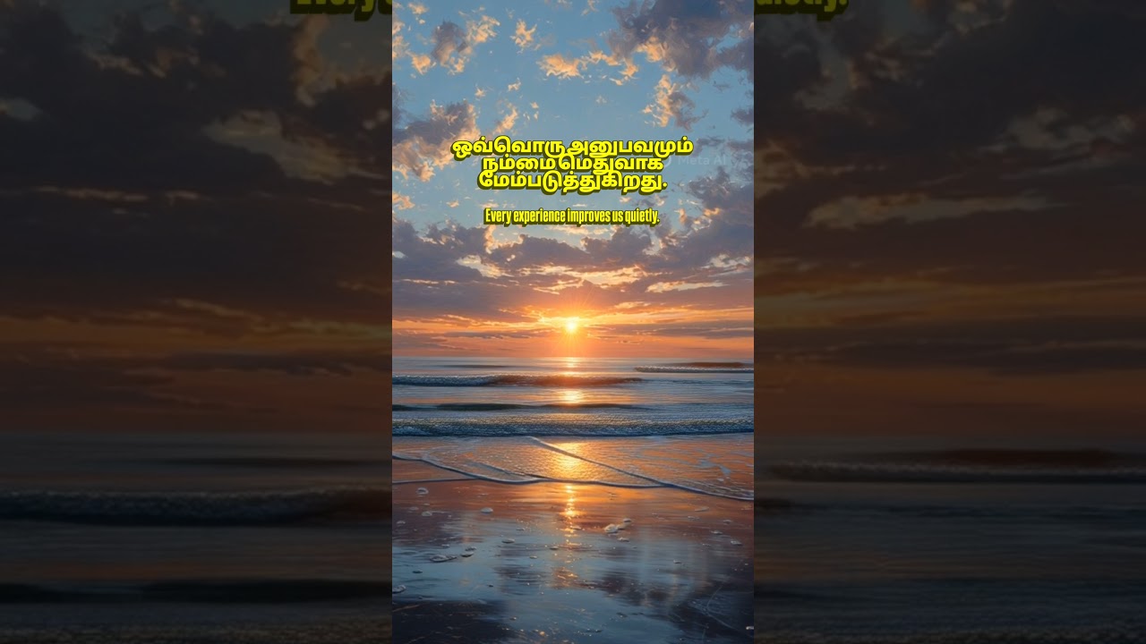 அனுபவம் வளர்ச்சி! #TamilMotivation #TamilQuotes #LifeLessons #Growth