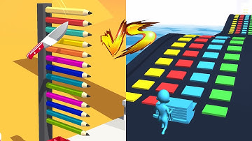 Slice it All Vs Stack Colors - All Levels Gameplay Android, iOS (F2P)