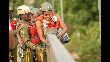 Amazing adventure you all should try - Abseiling the Adomi Bridge in Ghana || Travel With The Kinng