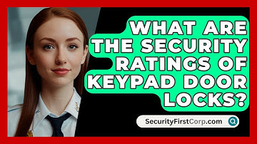 What Are The Security Ratings Of Keypad Door Locks? - SecurityFirstCorp.com