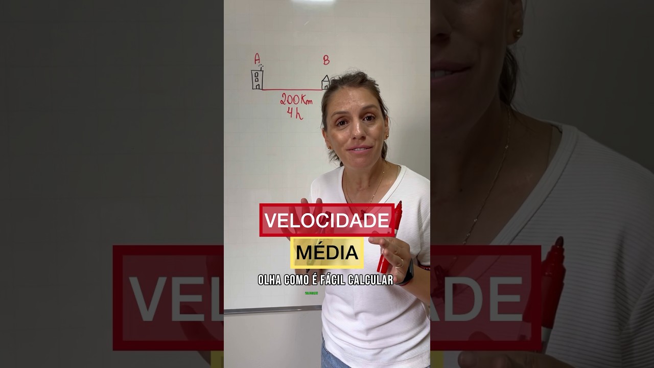 COMO CALCULAR VELOCIDADE MÉDIA