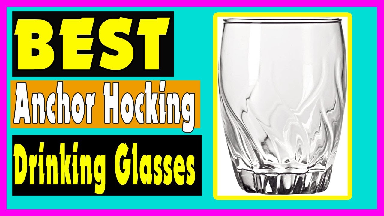 Anchor Hocking Central Park Small and Large Drinking Glasses, Set