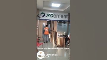 Verve Grid Indore | Card-Based Access Control System for JK Cement | Smart Security Solution