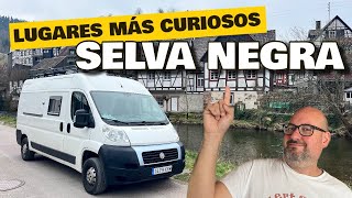 SELVA NEGRA en FURGONETA CAMPER | Los lugares más curiosos de la Selva Negra | Alemania en camper