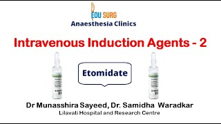 Etomidate - Intravenous anesthetic agents 2 - pharmacokinetics, pharmacodynamics, uses, side effects