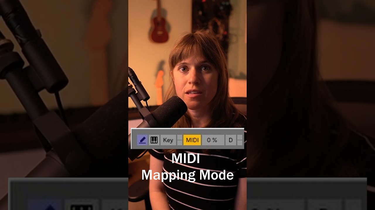 What’s that tiny button? MIDI mapping mode 