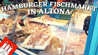 Hamburger Fischmarkt in Altona - Hamburg fish market in Altona