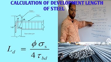 How to calculate Development length of steel | Calculation of Development length as per IS 456:2000|