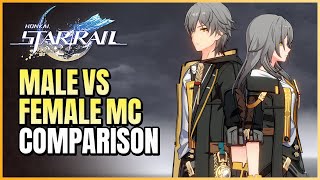 Male Versus Female MC Physical & Fire Gameplay Comparison | Honkai Star Rail Second Closed Beta