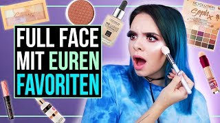 FULL FACE mit EUREN FAVORITEN! - Full Face Using Only Your Favorite Products