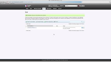 How to delete a mail account or email address in Plesk 11