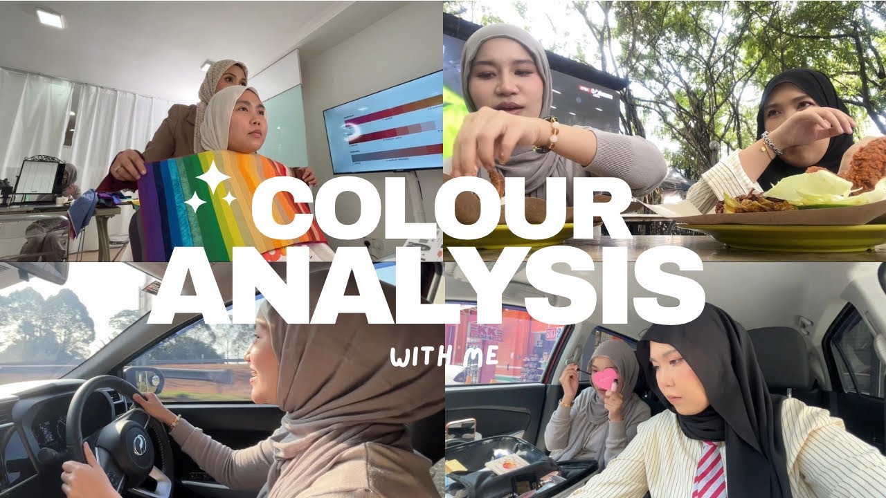 ADIML 🎨 | Colour analysis test with bestie, reviewing another ayam gepuk shop! 