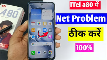 itel a80 internet not working | itel a80 net problem solution