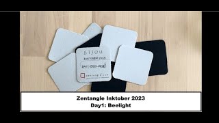 How to draw Beelight / Zentangle Inktober 2023 - Day 01