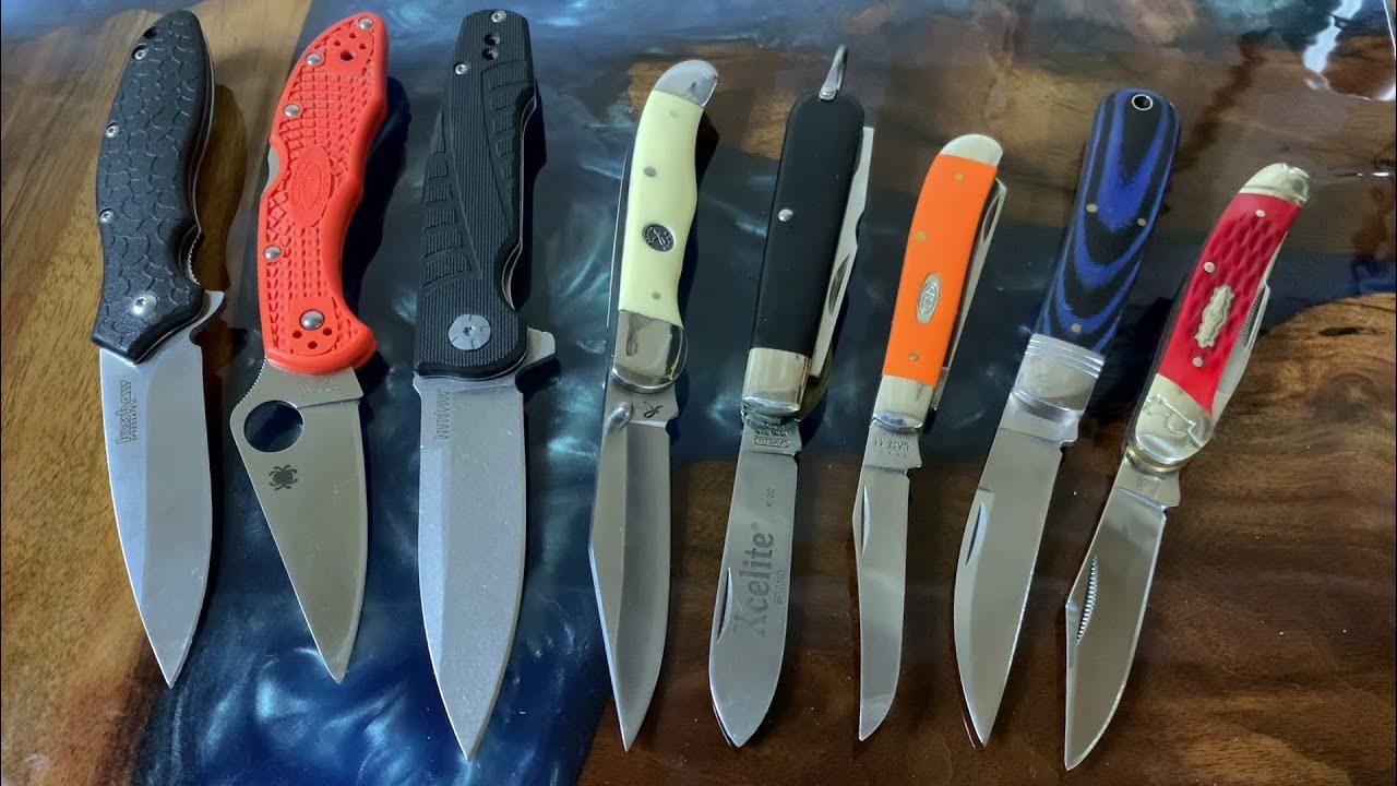 My Top 5(ish) Work Knives, Tag Response from Big Red EDC YouTube