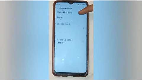 how to hide navigation button in oppo a12, hide navigation button setting