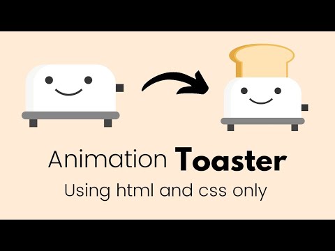 Make Toaster using html and css only - YouTube