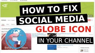 FIXED: YouTube Social Media Globe Icon issue screenshot 5