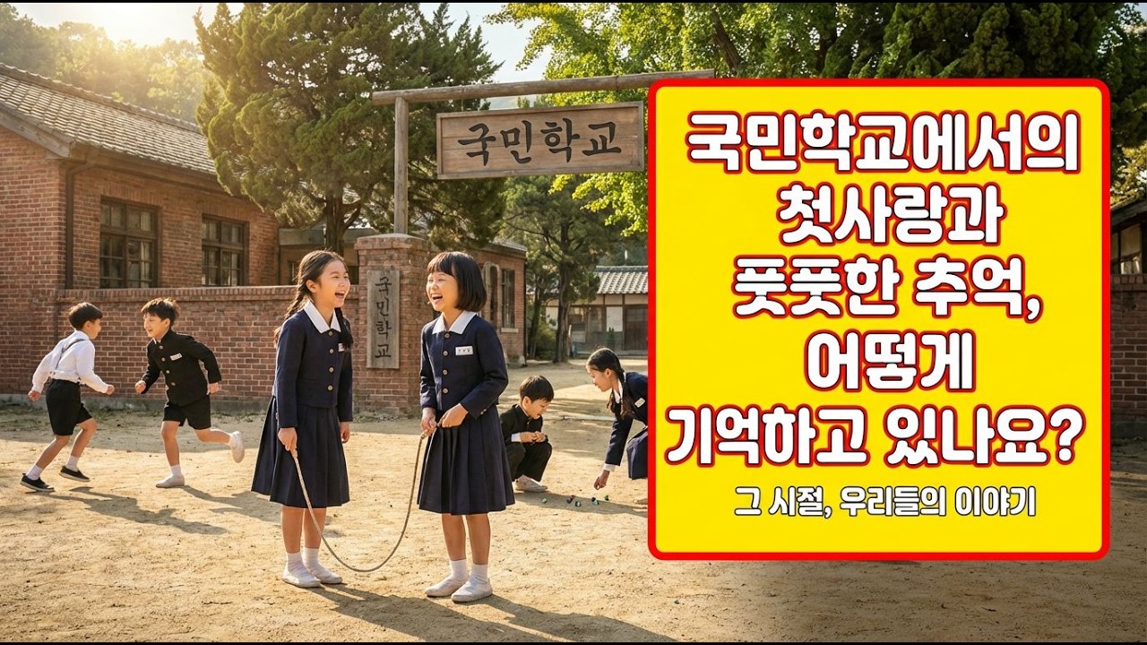 국민학교, 그 시절의 기억을 떠올리며