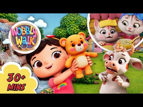 ⏰ Learn Telling Time, Counting & Good Habits | 30 Mins Preschool Songs | #NurseryRhymes