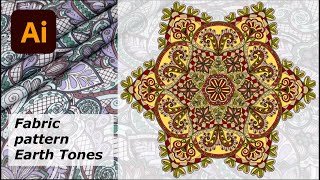Earth Tones, Fabric pattern