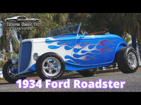 1934 Ford Roadster Hot Rod Street Rod for Sale Survivor Classic