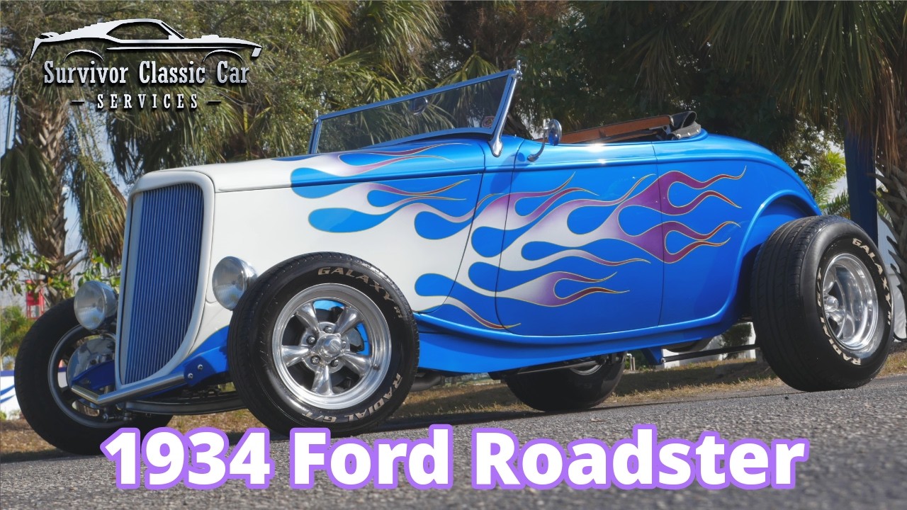 1934 Ford Roadster Hot Rod Street Rod for Sale Survivor Classic