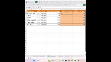Excel iskonto Hesaplama #excel #exceldersleri  #exceldersi