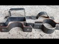 Manual Pipe Clamp Making Tool / Simple ideas To Round Pipe Clamp Making / Make A Pipe Clamp