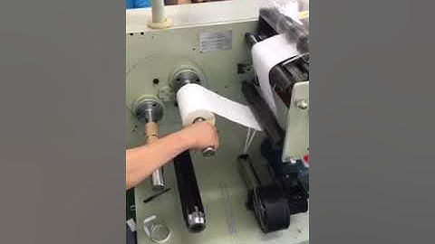 UTS320T Automatic Sticker Turret Label Slitter and rewinder with 3 Rewinding Shaft rotary system