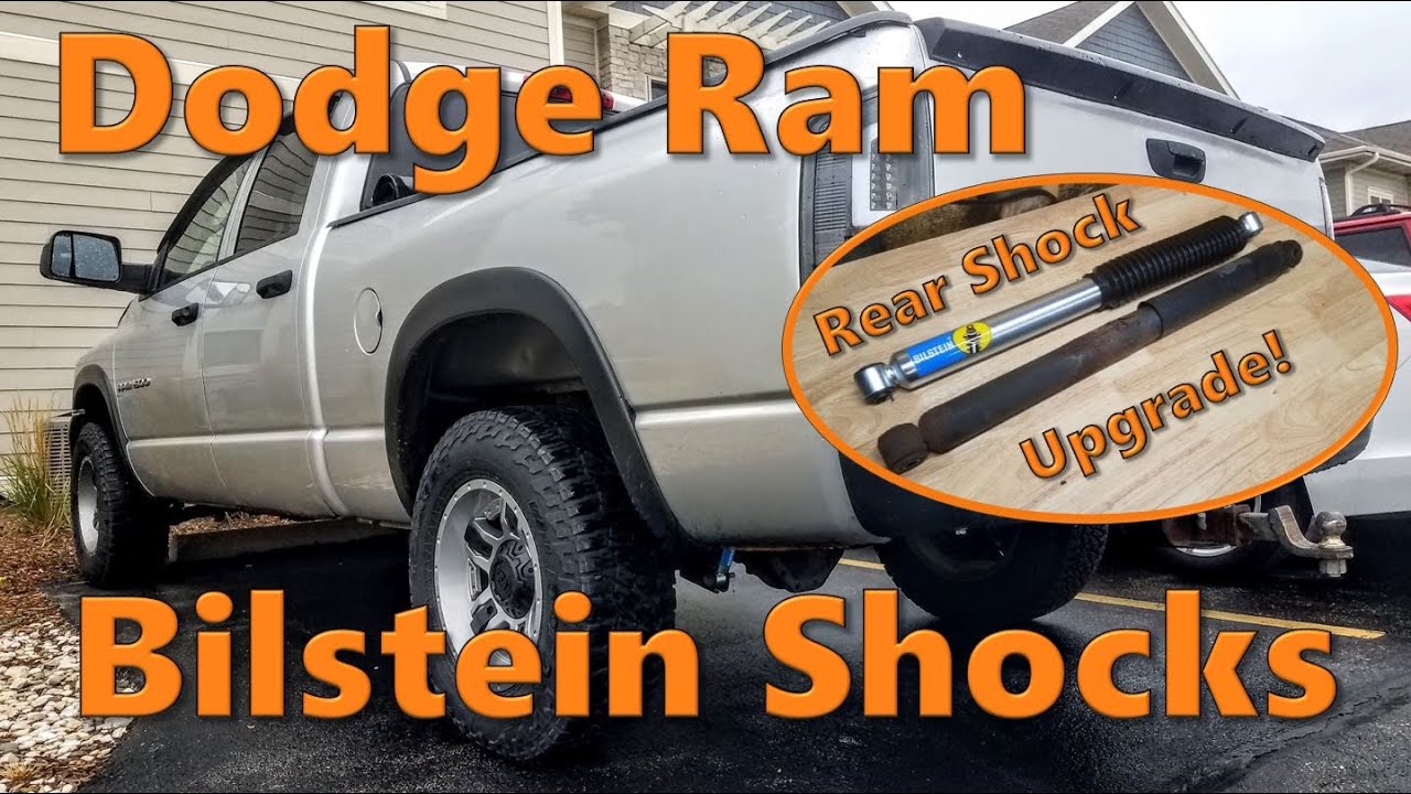 Dodge Ram Bilstein 5100 Series Upgrade | Rear Shocks - YouTube