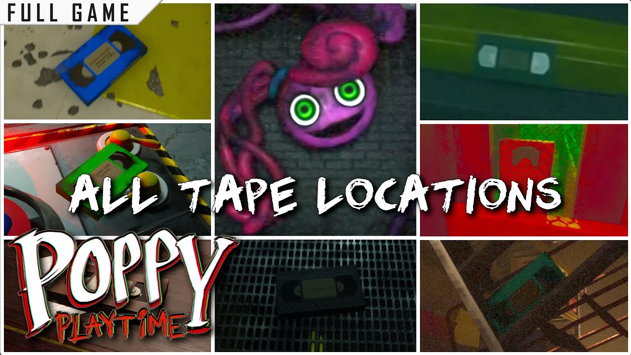 All tape locations in Poppy Playtime's Chapter 2 - Dot Esports