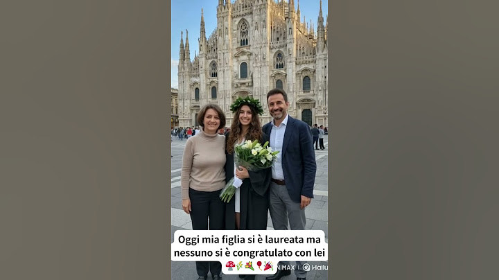 Oggi mia figlia si è laureata  ma nessuno si è congratulato con lei.  #laurea #congratulations #papa