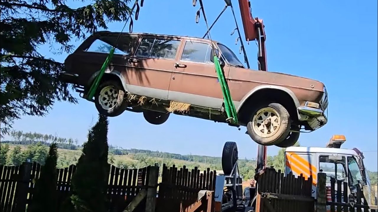 Lovíme Moskviče 3 - Volha 24 Combi in the sky. Vyprošťujeme Uazem.