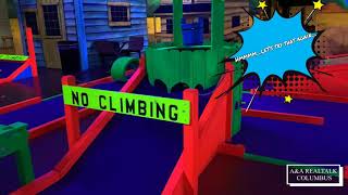 Miner 49er black light mini-golf