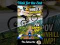 Crazy Wheelie to POV Downhill Jumps! 🚲💨 #MTB #MountainBiking #Wheelie #DownhillPOV #CanyonBikes