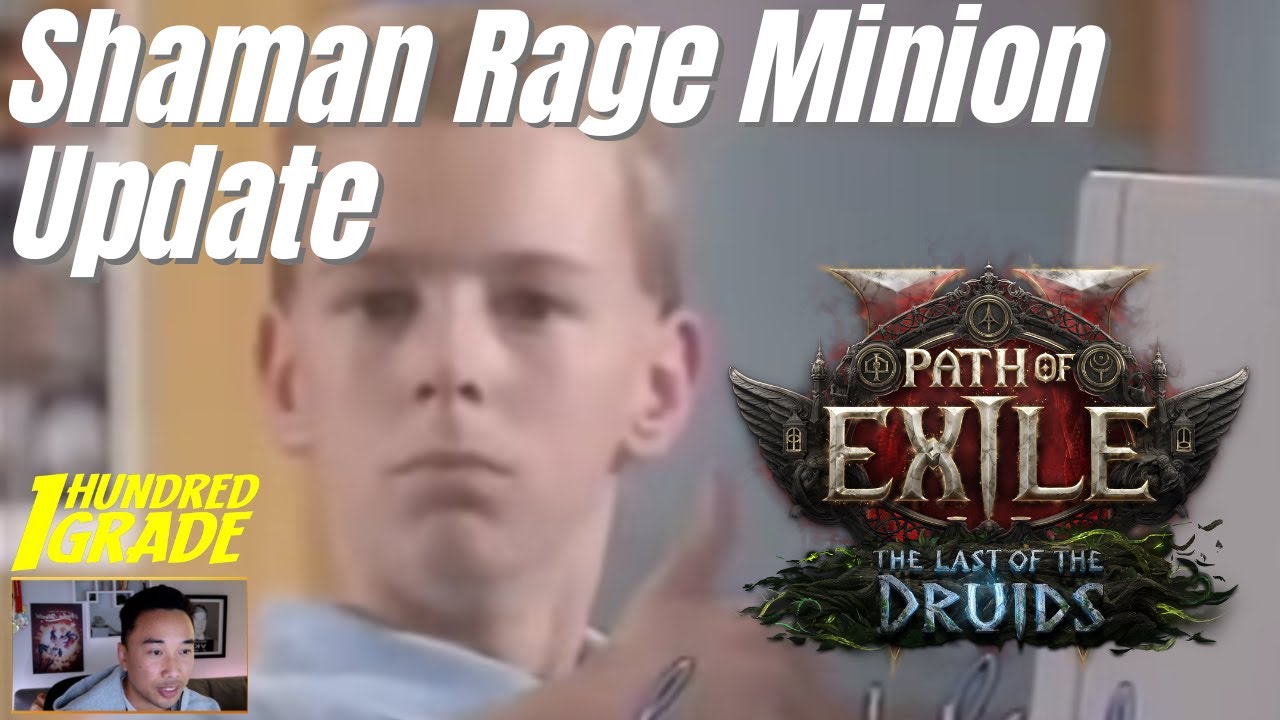 Poe2 0.4 Shaman rage minions first impressions, its a keeper. - YouTube