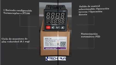 AX4 1A- CONTROL DE TEMPERATURA /  PIROMETRO HANYOUNG NUX TECH RUN ECUADOR IMPORTADORES DIRECTOS.